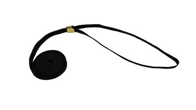 Professional Cordo-Hyde Dog Show Lead, 3/16-Inch Wide x 56-inch long, Black
