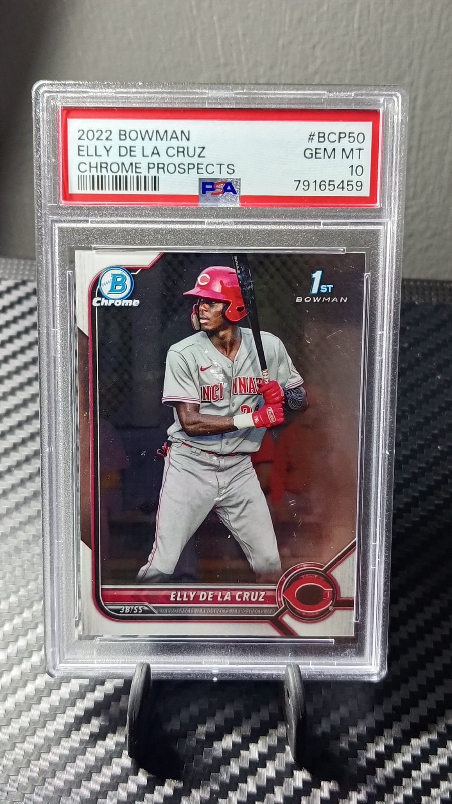 2022 Bowman - Chrome Prospects Elly De La Cruz #BCP-50 (RC) PSA 10
