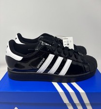 Zapatilla deportiva Adidas Superstar II negra blanca charol talla JR7313 para hombre