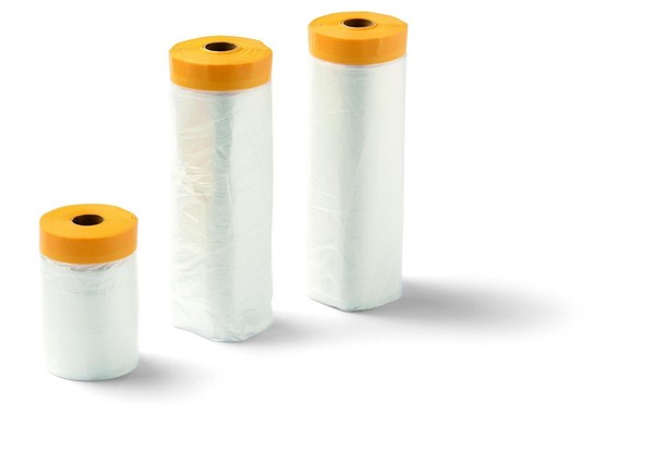 Masker Tape Folienklebeband Maskenband Abdeckfolie Abklebeband Kreppband 140 Cm-image