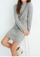 Donegal Rolled Mockneck Sweater Dress Size M