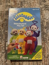 Vintage 1998 Teletubbies Colorforms Teletubbyland Play Set New