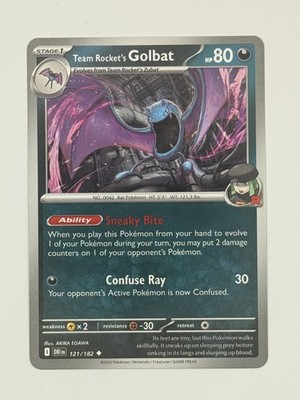 Team Rocket's Golbat 121/182 Destined Rivals