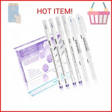 LabAider 6Pcs Professional Surgical Tip Skin Marker Pen Sterile Tattoo Stencil M