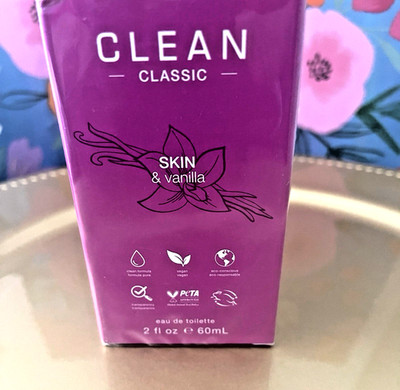 Clean Classic SKIN & VANILLA  Eau de Toilette 60ml / 2 fl oz  NIB + SEALED