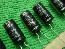 50 OEM NEW NIPPON 10V 1000UF Radial Electrolytic Capacitor