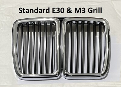Genuine BMW Standard E30 & M3 Front Centre Radiator Kidney Grill 51131945877