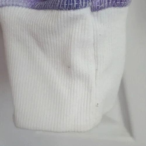Reversible Peace Sign Jacket Med Purple/White Tie Dye Pockets NO TAG Y2K READ - Picture 4 of 7