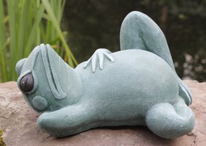 Statue de Pierre Grenouille Sculpture Jardin Décoration Fonte ... Statue de Pierre Grenouille Sculpture Jardin Décoration Fonte ...
