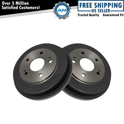 Rear Brake Drum Pair LH & RH for 97-01 Honda CRV 06-13 Civic 13-14 Fit