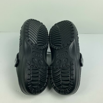 CLEARANCE CROCS BAYA CLOG BLACK 10126-001 UNISEX MEN SIZE 10 NWT!! Crocs Baya Unisex Clog Sandals Comfort Black 10126-001  main image 4