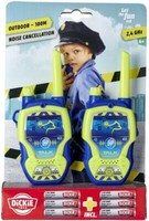 Dickie Rollenspielzeug Polizei Go Real / Walkie Talkie Police 201118197