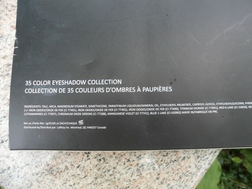 Laritzy Cosmetics 35 Eyeshadow Collection Palette Full Size Bright Colour New - Picture 8 of 11