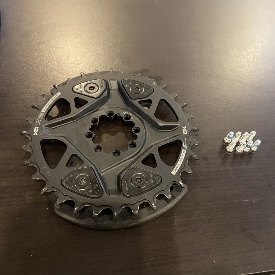 Transmisión de plato SRAM XO con guardabarros, desplazamiento de 3 mm, 32 dientes Foto 3 de 4