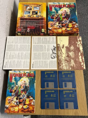 Amiga Wonderland Vintage 1991 Game - Boxed & Working -👽👾Retro Gift Idea👾👽
