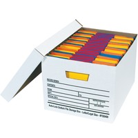 Box Partners File Storage Boxes Auto-lock Bottom 15 X 12 X 10 White 12/case on sale Box Partners File Storage Boxes Auto-lock Bottom 15 X 12 X 10 White 12/case on sale