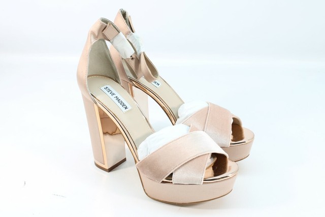 steve madden blush platform sandals