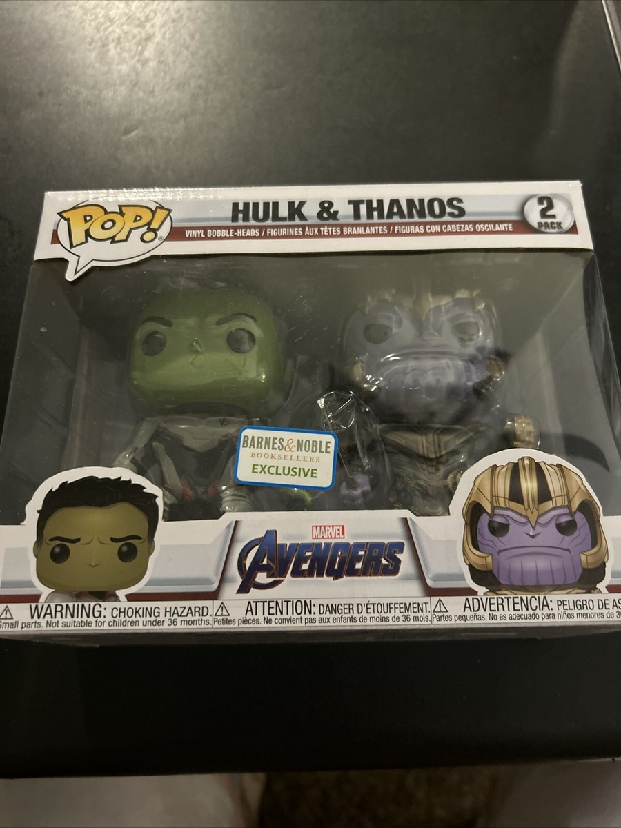 Funko Pop! Vinyl: Marvel - Hulk & Thanos 2PK - Barnes and Funko Pop! Vinyl: Marvel - Hulk & Thanos 2PK - Barnes and