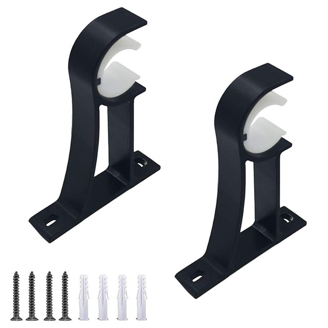 Traverse Rod Support Brackets (4 pack) for Super Heavy Duty Rods!! (9