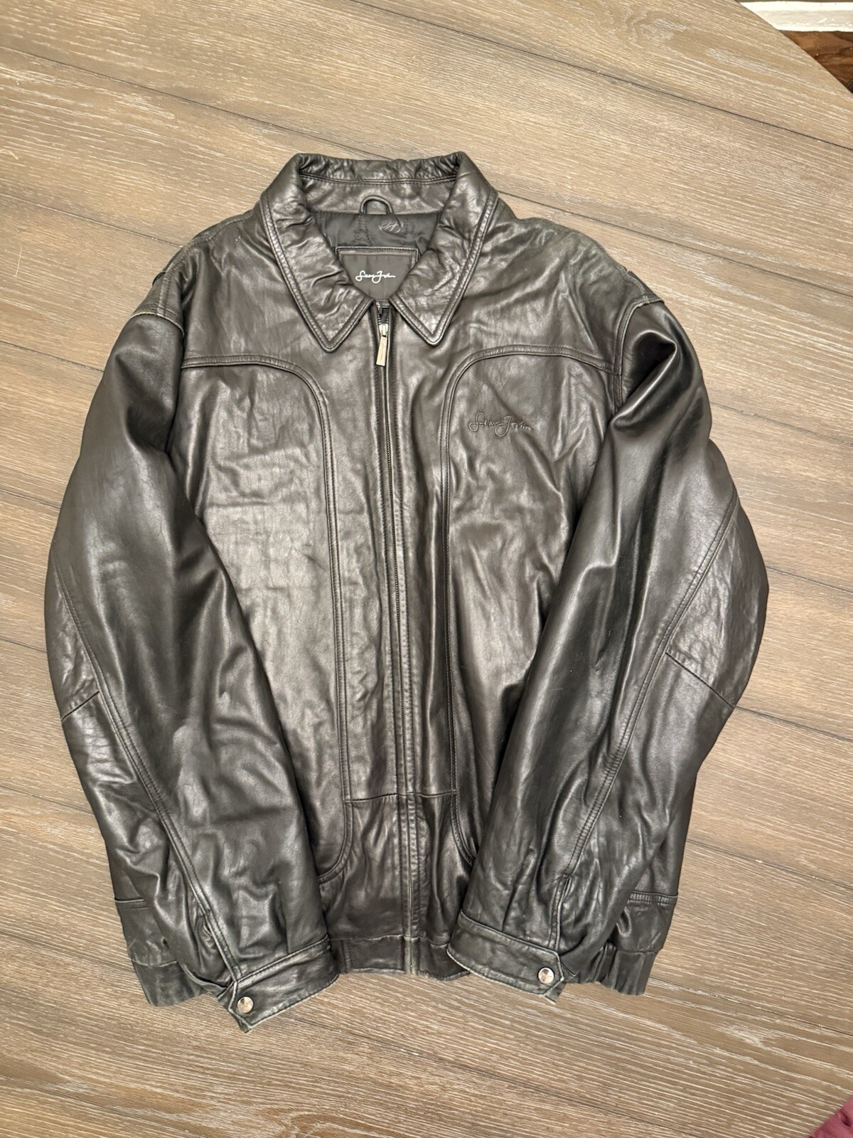 Vintage Sean John Leather Jacket