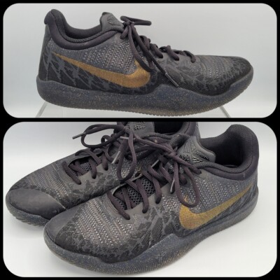 シューズ(男性用) Nike Mamba Rage Gold Stars 28cm /Kobe Men's Nike Kobe 908972-099 Mamba Rage Gold Stars Black Sneakers