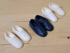 3 Lot VTG Skipper Barbie Doll White Squishy Tennis Shoes Sneakers Philippines