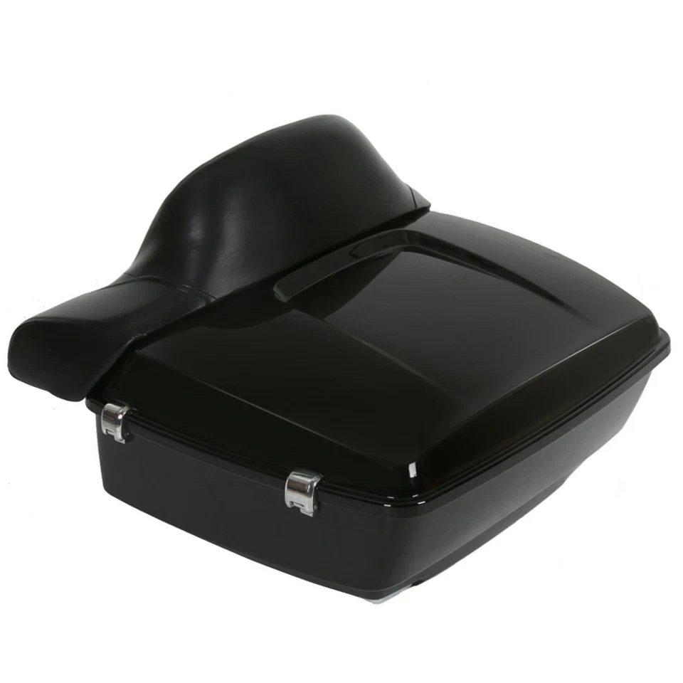 King багажник с подушечкой спинки подходит для Harley Touring моделей 2014-25 - Изображение 2 из 4