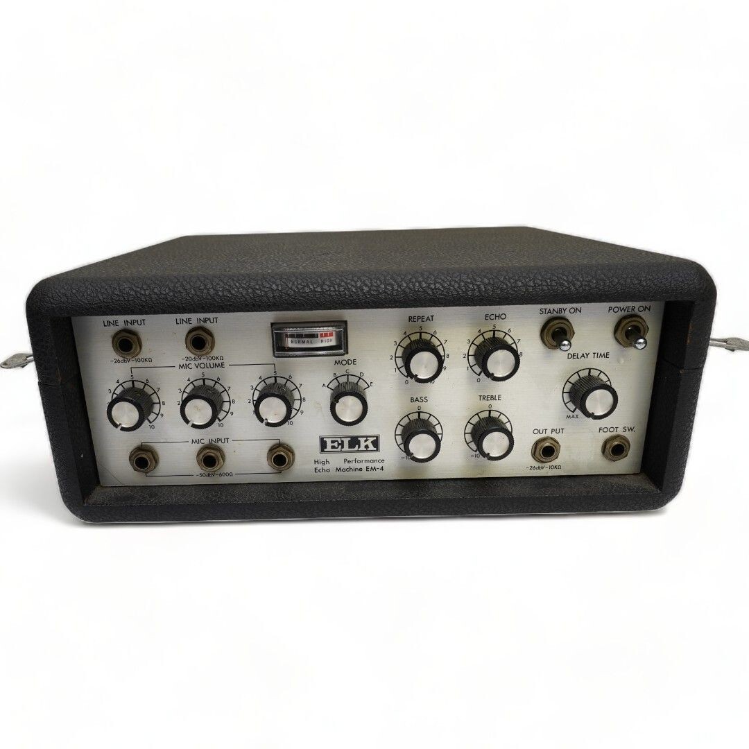 ELK EM-4 テープエコー Elk Em-4 tape echo delay demo from Vintage Audio Nagoya