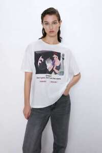 zara disney print t shirt