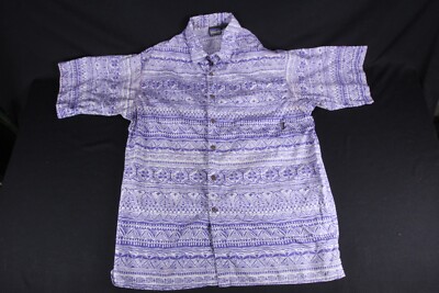 Patagonia vintage Hawaiian shirt パタゴニア Vintage Patagonia Hawaiian Shirt Blue & White Organic Cotton Men's