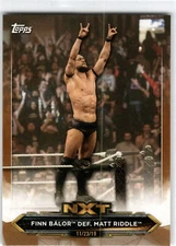 2020 Topps WWE NXT #61 Finn Bálor / Matt Riddle Bronze