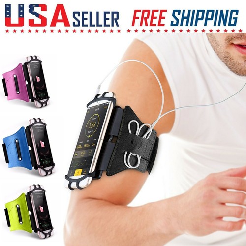 Cell Phone Sports Arm Band Running Jogging Workout Gym Holder iPhone Galaxy  - Picture 1 of 60