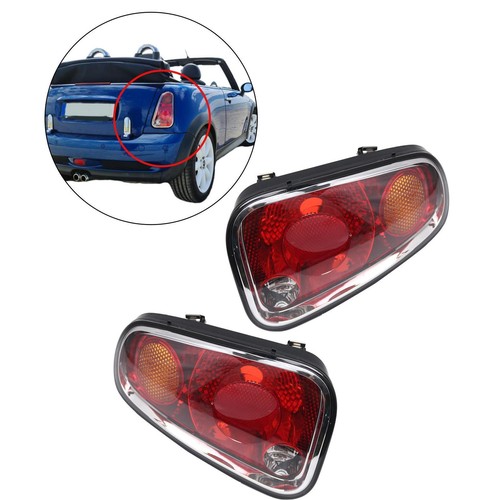 2 Supports De Phare Pour Mini Cooper R50 R52 R53 (2001-2006) - Acier Inoxydable Chromé - Angle Réglable - Remplace S6007