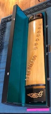 GU ZHENG 18 STRING SKYLARK CHINESE LAP HARP & CASE PEOPLE'S REPUBLIC OF CHINA