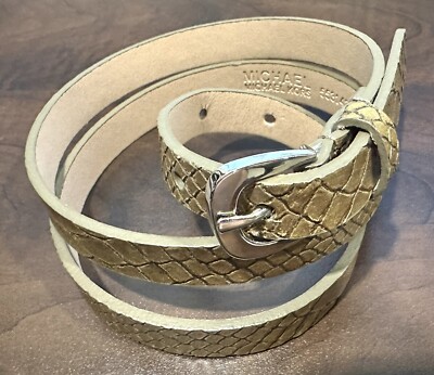 Michael Kors Leopard Skinny Belt M NEW Michael Kors Women main image 4