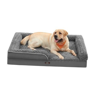  Orthopaedic Dog Bed for Large Dogs, Waterproof 42''L x 32''W x 7''H Slate Gray
