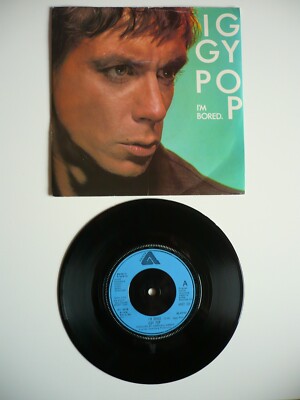Iggy Pop I'm Bored 7'' Vinyl UK 1979 Arista 1st Press A1/B1 Single