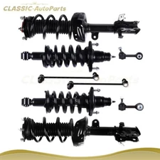 Fits 2007-2011 Honda CR-V 2.4L Front Rear Complete Shocks Struts Sway Bar Links