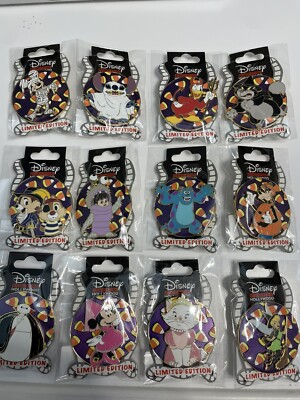 DSSH DSF Candy Corn Halloween Series 12 Pin Set LE 400 FULL SET