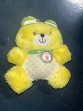Vintage Strawberry Shortcake 6" Jelly Bear Friend of Butter Cookie Plush Kenner