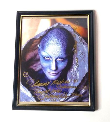 Virginia Hey Zhaan Farscape TV Sci-Fi Hand Signed 10"x8" Autographed Promo Photo