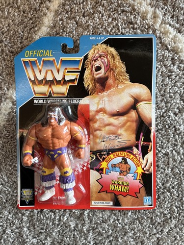 ULTIMATE WARRIOR SERIES 3 WWF HASBRO MOC Mint On C...
