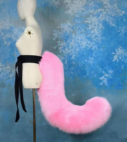 Longhaired Husky Dog Fox Mascot (ears Tail) Party Halloween Fur Cosplay #588 - Picture 9 of 9