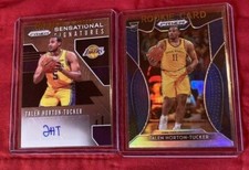 Talen Horton-Tucker 2018-19 RC AUTO- LAKERS BL-PRIZM, 22x LOT Lebron, NBA HOOPS 