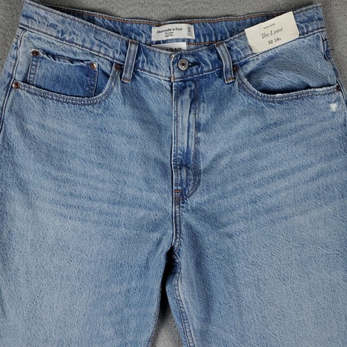Abercrombie Fitch Jeans Womens Size 32/14S 32x28 Y2K Baggy Loose Retro Jen Reed - 第 2/11 張圖片