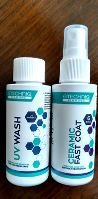Gtechniq Marine UV Wash & Ceramic Fast Coat 1.6fl.oz/50ml each