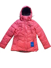 Columbia Women's Medium Peak to Park II Insulated Hooded Pink New MSRP $190