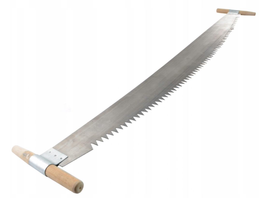 Trummsäge Zugsäge Schrotsäge Zweimannsäge Holzsäge Handsäge Säge Blattsäge 100cm