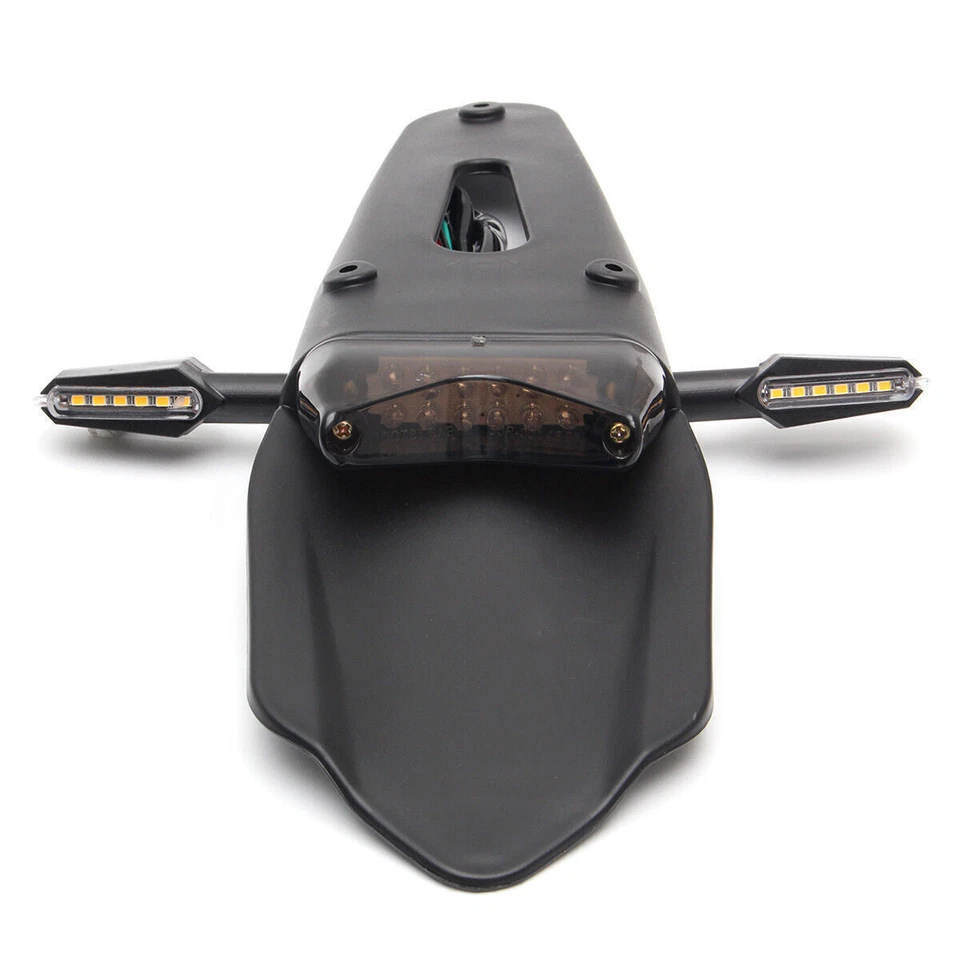 Luz trasera de freno LED de enduro para guardabarros Smoke Dirt Bike Foto 4 de 4