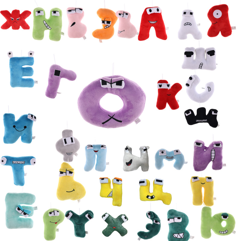 ALPHABET LORE RUSSIAN Letter Plush Toy Pillow Perfect Gift For